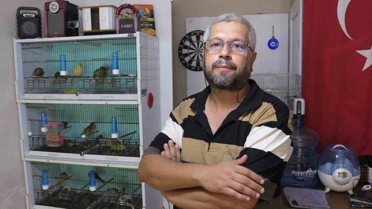 Hobi olarak başladı, şimdi 50 kuşu var