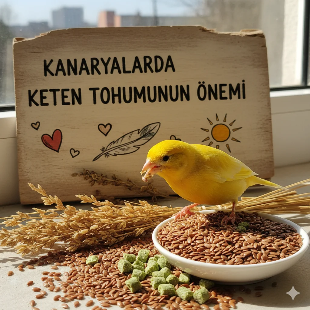 Kanaryalarda Keten Tohumunun Önemi