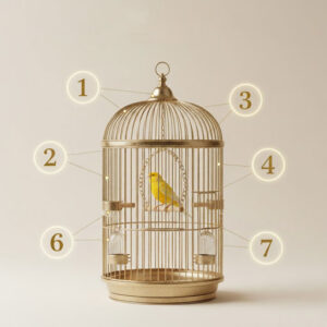 Kanarya Kafesi Seçerken Dikkat Etmeniz Gereken 7 Altın Kural