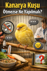 Kanarya Kuşu Ötmezse Ne Yapılmalı?