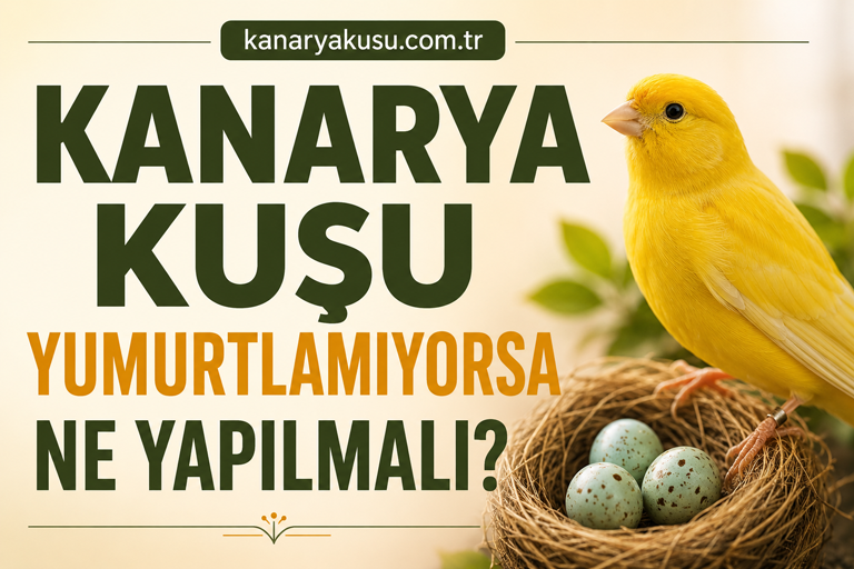 Kanarya Kuşu Yumurtlamıyorsa Ne Yapılmalı?